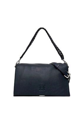 Loewe 2-Way Bag Navy Blue Anagram